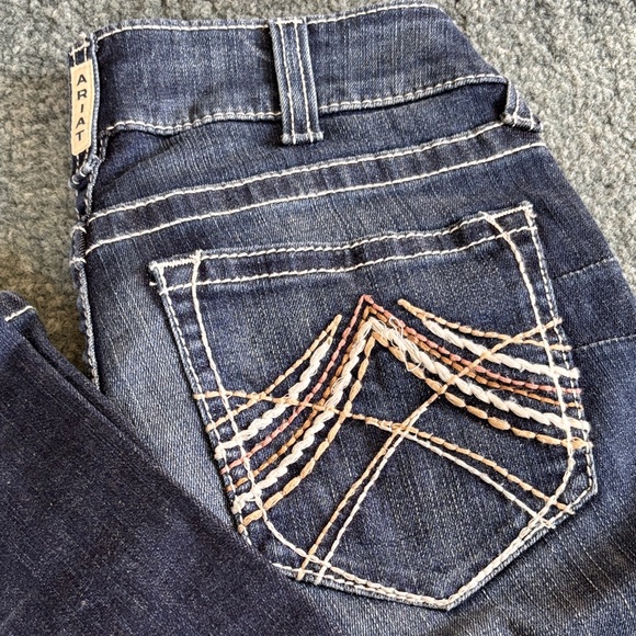 Ariat Women's Dark Indigo Boot Cut Jeans - Picture 2 of 14